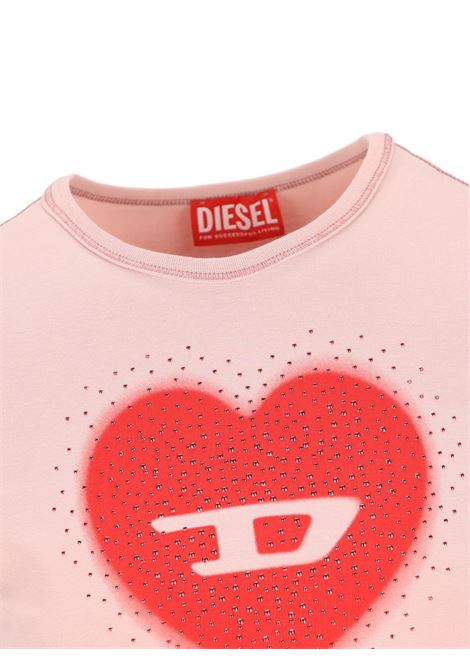 t-shirt uncuties long s5 donna rosa DIESEL | A20980 0QHHA33L